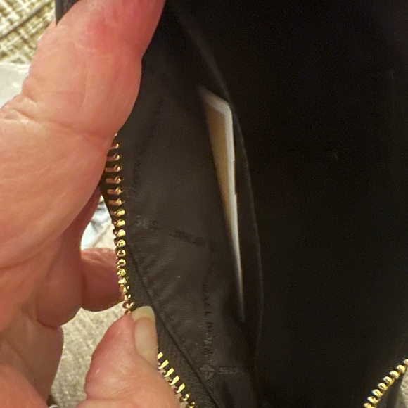 Michael Kors Black PIPER Tote, Shoulder Bag With Chain Accents Pebbled Leather - Picture 15 of 16